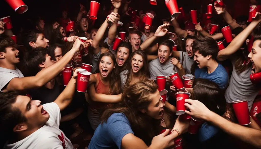 college party scene at Alfred University