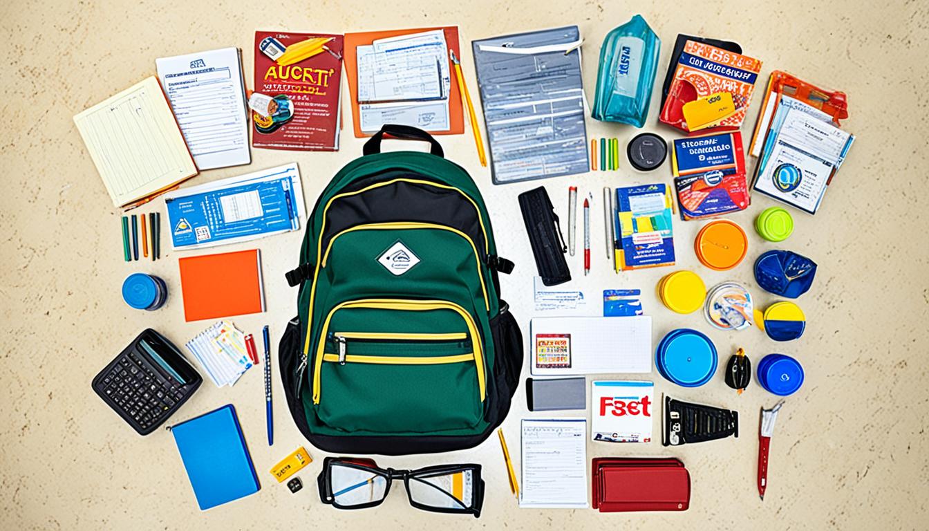 what to bring to act exam